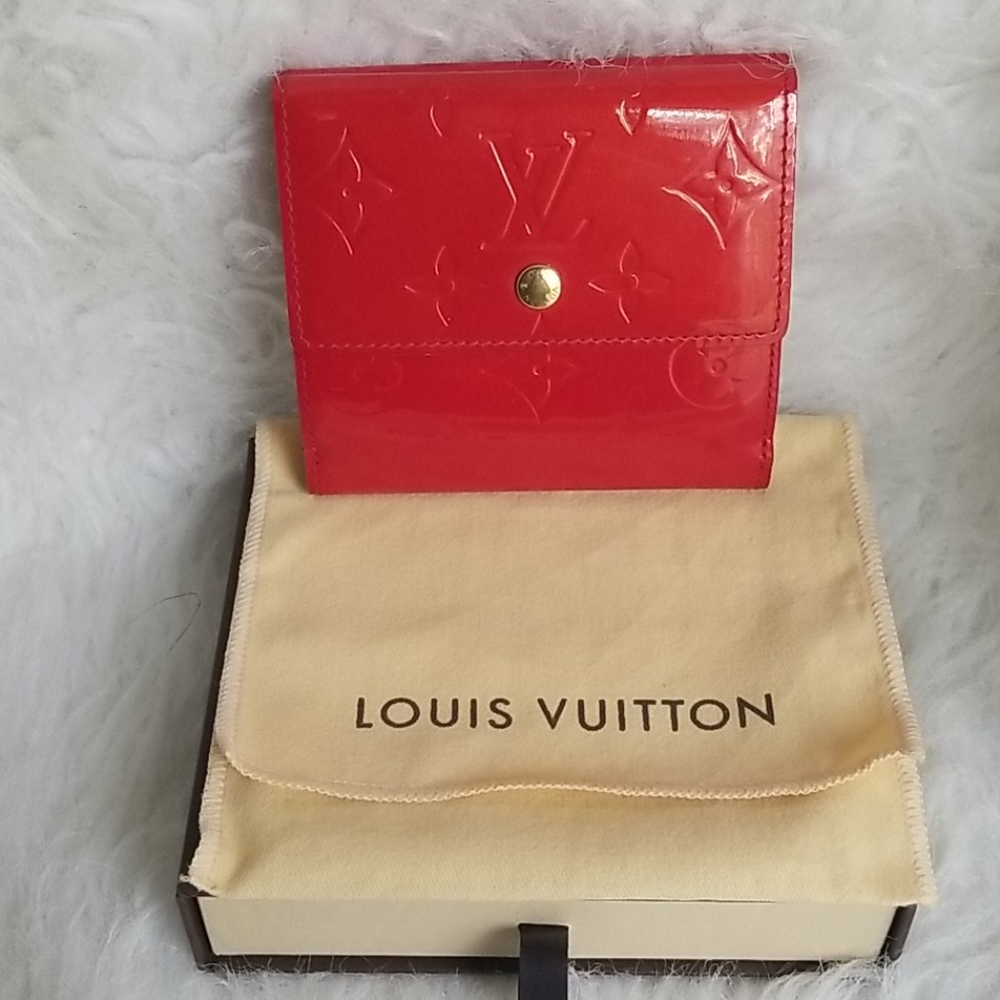 Louis Vuiiton Monogram Vernis Porte Monaie Billets